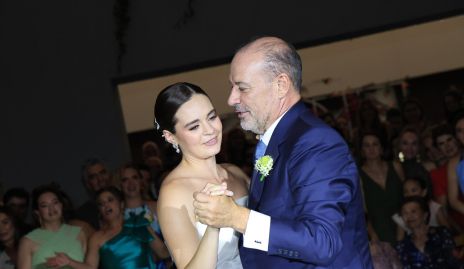  Manolo Martins con su hija Gaby.