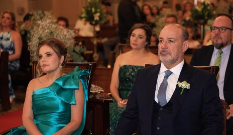  Eva Anaya Pardo y Manolo Martins Pizzuto, papás de la novia.