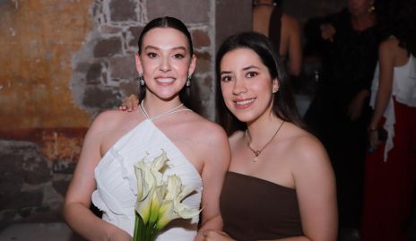  Alejandra Morales Hunter y Ana Gaby Alba.