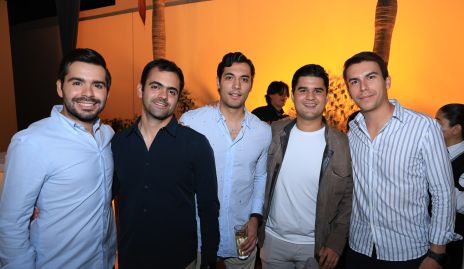  Marcelo Pérez, Juan Pablo Abud, Andrés Quintero, José Pablo Piñero y Abraham Tobías.