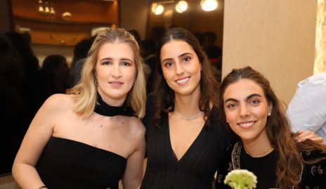  Macarena Anaya, Fer Morales y María Ovalle.