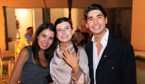  María Alcalde, Ana Paula García y Miguel Tobías.