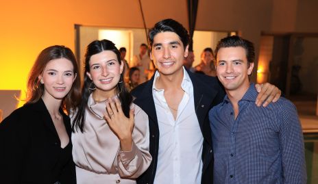  Camila Valladares, Ana Paula García, Miguel Tobías y José Miguel Meade.