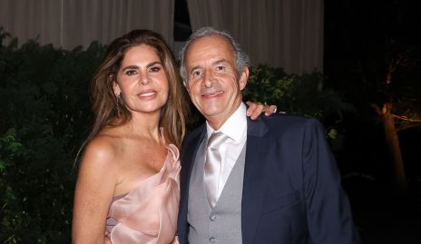  Martha Elena Diez Gutiérrez y Francisco de la Rosa, papás de la novia.