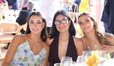  Marina Nieto, Ximena Fonseca y Francesca Hinojosa.
