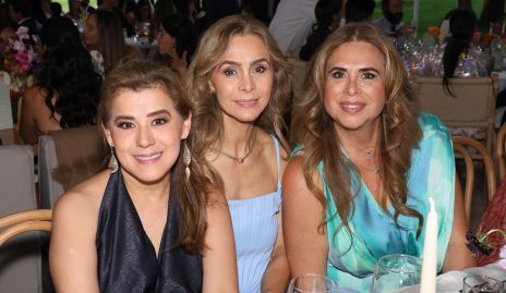  Gabriela Flores, Olga Suárez del Real y Pili Díaz de León.