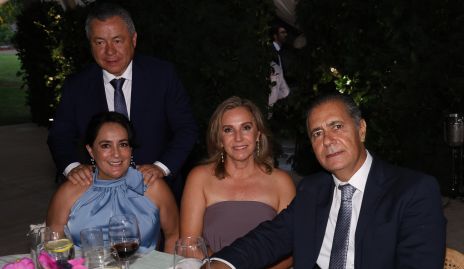  Lisandro Bravo y Laura de Bravo, José Manuel Lázaro y Beatriz Lavín.