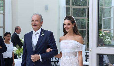  Francisco de la Rosa con su hija Ana Victoria.