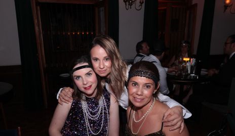  Sofía Valladares, Paulina López y Lourdes Gómez.