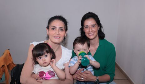  Gaby Rodríguez, Marcela Rodríguez, Ana y Gabriel Simaya.