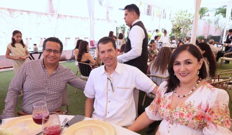  Gabriel Rangel, Jorge Ramírez y Erika Delgadillo.