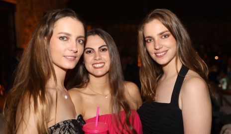  Mariana Gómez, Mare Sánchez e Isabel Gómez.