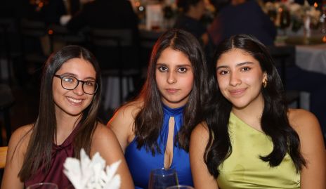  María José López, Ana Tere Gómez y Valentina Hierbides.