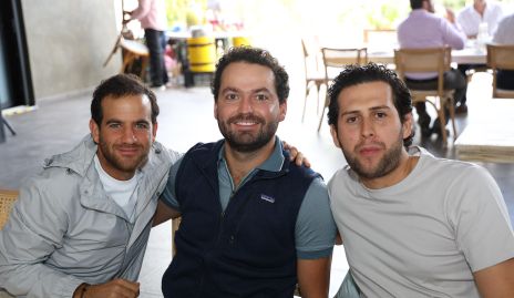  Samer Medlich, Carlos González y Gabriel Villarreal.