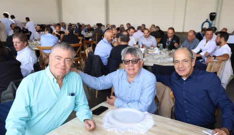  Roberto Lozano, Ricardo Castro y Elías Abud.