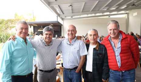  Roberto Lozano, Paco Leos, Rafael Olmos, Gerardo Serrano y Daniel Dauajare.