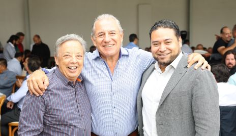  José Sigona, Tatis Abud y Efraín Luna.