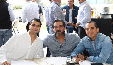  Juma Suárez, Alejandro Lozano y David Romero.