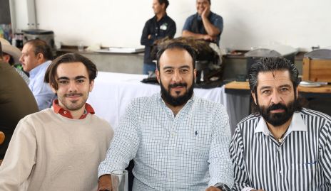  Karim Gerala, Vicente Mayagoitia y Anuar Gerala.