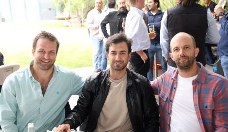  Diego García, Marco Güemes y Alejandro Abud.