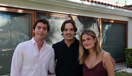  Juan Pablo Arriaga, José Manuel Lozano y Fantine Abud.
