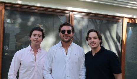  Juan Pablo Arriaga, Moisés Payán y José Manuel Lozano.