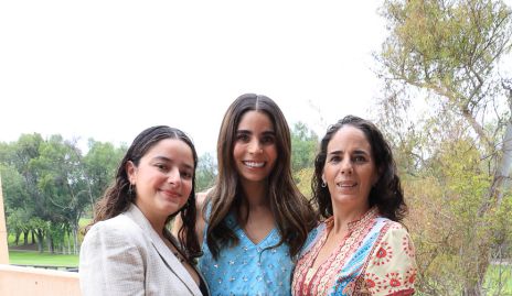  Natalia Arocha, Rocío de la Vega y Natalia Ortuño.