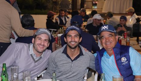  Juan Pablo Chávez, José Luis Leiva y Antonio Roan.