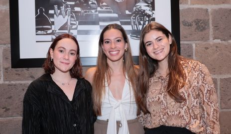  Ana Sofía Patiño, Jimena Padilla y Ana María Meade.