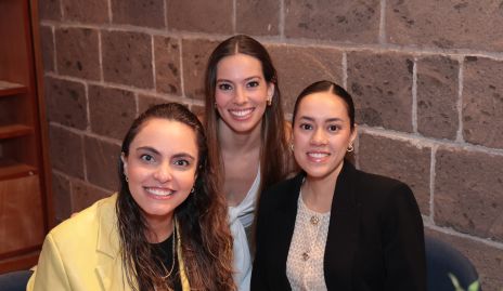  Fer Ayech, Jimena Padilla y Alexia Osal.