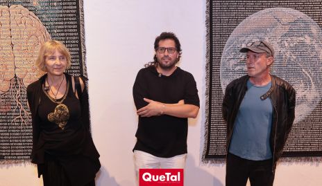  Alexandra Dementieva, Sergio Padilla y Manolo Cocho.
