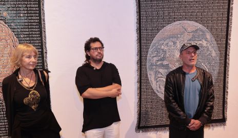  Alexandra Dementieva, Sergio Padilla y Manolo Cocho.