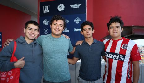  Fernando González, Alfonso Chávez, Miguel Chávez y Antero González.