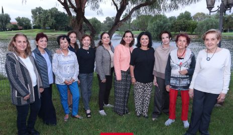  Martha Acevedo, Adela Martínez de Ortega, Aída Martínez de Blanco, Aída Palau, Any Rossel, Silvia Esparza de Garza, Mónica Alcalde, Diana Reyes de Romo, Leticia Nieto, Licha Carreras y Cristina Cánovas.