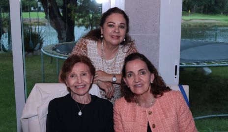  Any Rossel, Silvia Esparza de Garza y Mónica Alcalde.