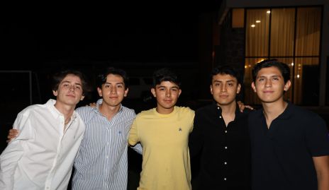  Daniel Quintana, Luis Castillo, Jorge Pérez, Jaime Castillo y Rubén Ortiz.