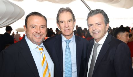  Enrique Guerrero, Mario Pasquel y Fernando Peña.