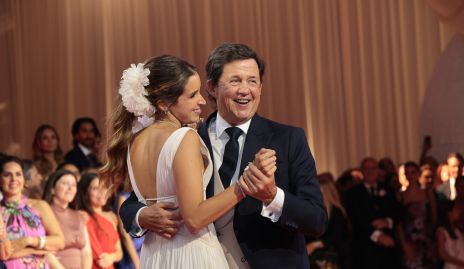  Ana Paula con su papá Carlos López.