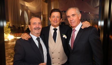  Ángel Rivero, Chato López y Ivo Palafox.