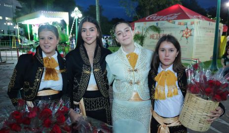  Michel Armendáriz, Mariana Villegas, Monica Chevaile y María Viramontes.