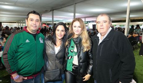  Oscar Luna, Nayeli Zarur, Adriana Arellano y Agustín Felix.