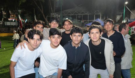  Cristopher Monjarás, Alejandro Palma, Iván Domínguez, Luis Castillo, Jorge Pérez, Iván Ortiz y Miguel Ortiz.