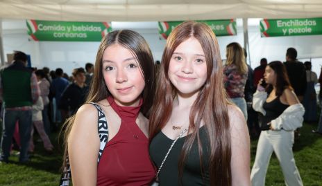 Sofía López y Romina Martínez.
