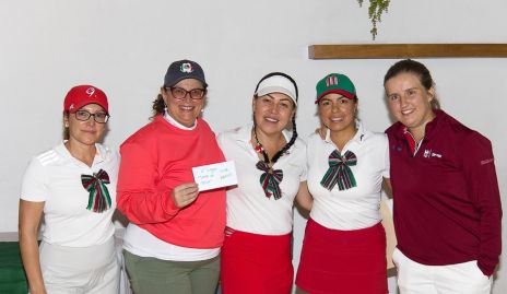  Sehila Cruz, Guillermina Cantalapiedra, Libeth Olivas, Alessia Mendoza y  Sofía Torres.