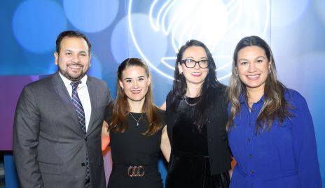  Eduardo Tapia, Adriana Prieto, Carla López y Diana Urías.