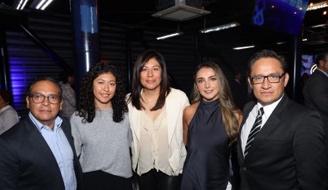  Jorge Mascareñas, Silva Méndez, Silvia Sánchez, Anelí Herrera y  Luis Ángel Olivares.