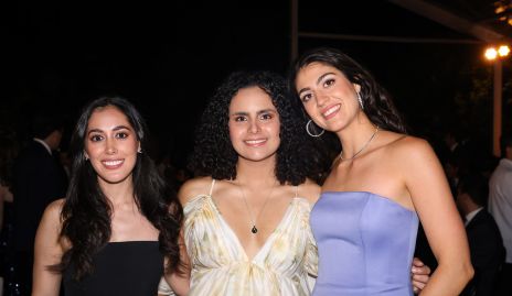 Daniela Monzón, Renata Autrique y Rocío Mendizábal .