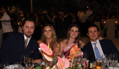  Patricio Lozano, Lucila Andrade, Daniela Valle y José Manuel Díaz Infante.