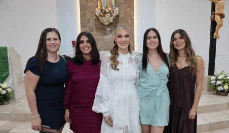  Georgina Rivera, Belinda Sánchez, Vero Pérez, María José Flores y Sofía Muñiz.