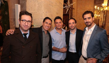  Francisco Ortiz, Luis Ponce, Adrián Medina, Patricio Meade y Julio Güemes.